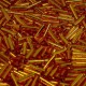 Miyuki Bugles 6mm kralen - Silverlined orange BGL2-8